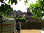 Machine made clay tile roofing in the New Forest from Harris Roofing Limited.