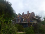 Machine made clay tile roofing in the New Forest from Harris Roofing Limited.