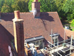 Machine made clay tile roofing in the New Forest from Harris Roofing Limited.