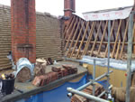 Machine made clay tile roofing in the New Forest from Harris Roofing Limited.