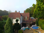 Machine made clay tile roofing in the New Forest from Harris Roofing Limited.