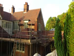 Machine made clay tile roofing in the New Forest from Harris Roofing Limited.