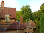 Machine made clay tile roofing in the New Forest from Harris Roofing Limited.