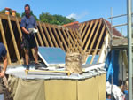 Machine made clay tile roofing in the New Forest from Harris Roofing Limited.
