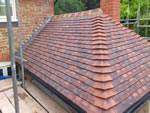 Machine made clay tile roofing in the New Forest from Harris Roofing Limited.