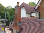 Machine made clay tile roofing in the New Forest from Harris Roofing Limited.