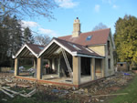 Machine made clay tile roofing in the New Forest from Harris Roofing Limited.