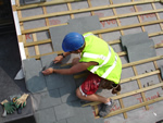 New natural slating works in the New Forest from Harris Roofing Limited