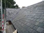 Natural slate tiling in the New Forest from Harris Roofing Limited.