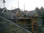 Natural slate tiling in the New Forest from Harris Roofing Limited.