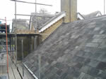Natural slate tiling in the New Forest from Harris Roofing Limited.