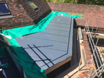 Single Ply Flat Roofing in the New Forest by Harris Roofing Limited.