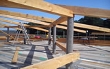 Custom roofing project in the New Forest