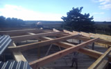 Custom roofing project in the New Forest