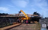 Custom roofing project in the New Forest
