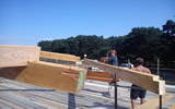 Custom roofing project in the New Forest