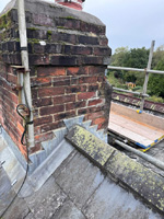 Chimney rebuild and lead works