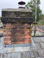 Chimney rebuild and lead works