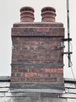 Chimney rebuild and lead works