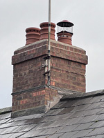 Chimney rebuild and lead works