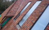 New handmade tiles fitted to new build house