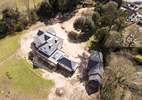 Slate tiles and lead work on premium house refurbishment