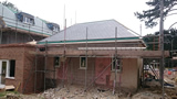 Slate tiles and lead work on premium house refurbishment