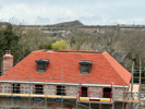 Completed roof with lead works in the New Forest by Harris Roofing Limited