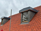 Lead cheeks and lead work, new dormer roof and roofing fitted to new build house