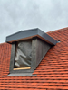 Lead cheeks and lead work, new dormer roof and roofing fitted to new build house