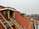 Lead cheeks and lead work, new dormer roof and roofing fitted to new build house